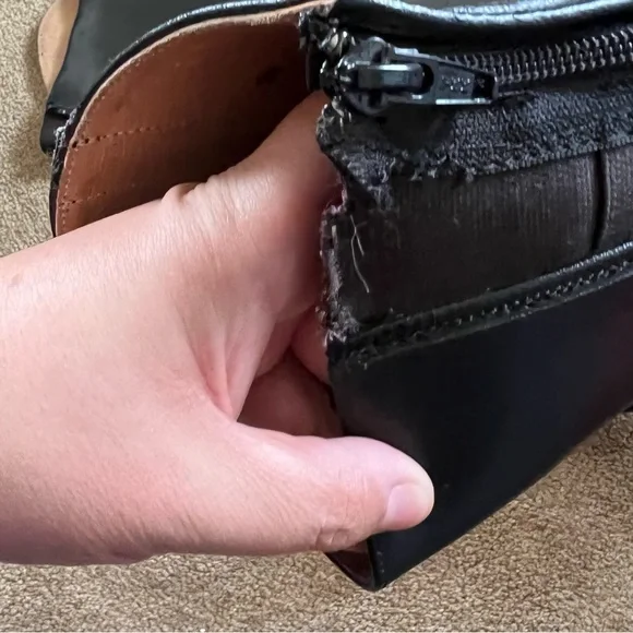 Women's Equestrian Horse Riding Boots Zip Black Lace Up Size US 7.5 European 38 - Picture 7 of 15